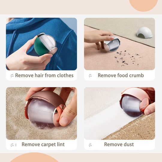 Reusable Lint Roller – Washable Pet Hair Remover for Clothes Travel & Household Use
