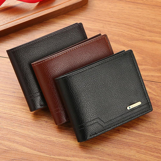 Slim Wallet for Men – Bifold Minimalist Wallet with Coin Purse, Card Holder & Money Clip