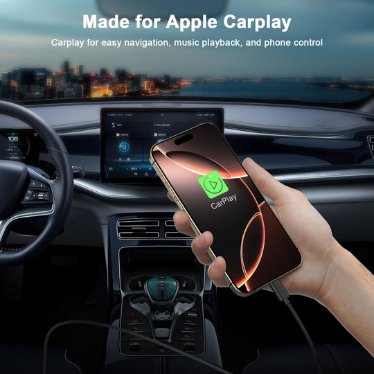5-Pack USB C CarPlay Charging Cables - Woven USB A to USB C Charger Cord