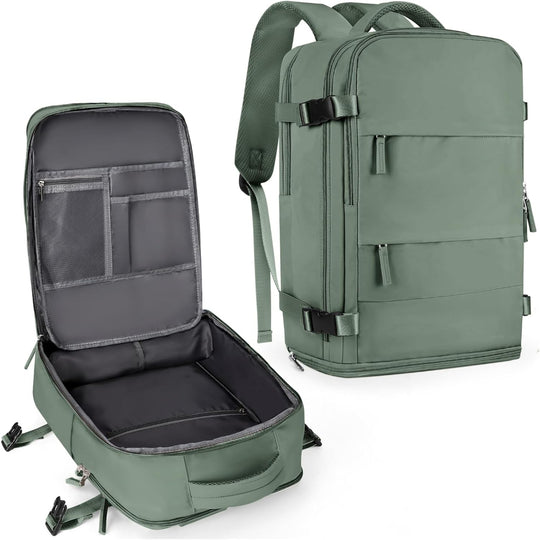 Waterproof Travel Backpack – Carry-On Hiking Daypack for Men & Women with Spacious Storage
