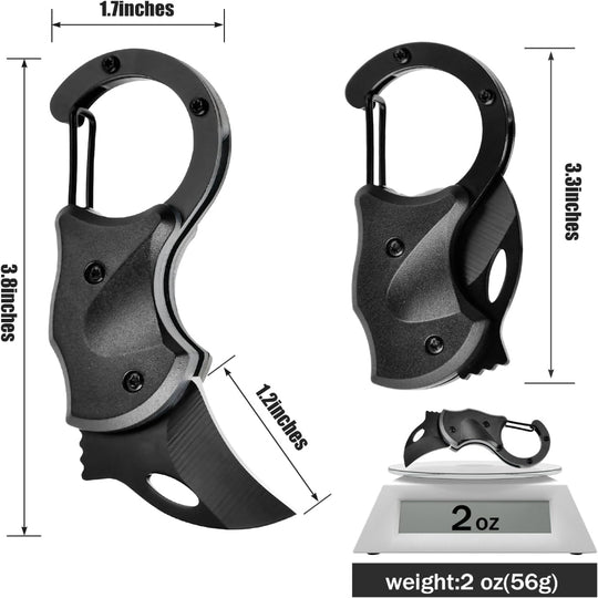 Pocket Knife with Keychain – Compact Folding Use – Outdoor Camping, Fishing & Everyday Utility Tool – Portable EDC Gadget for Men