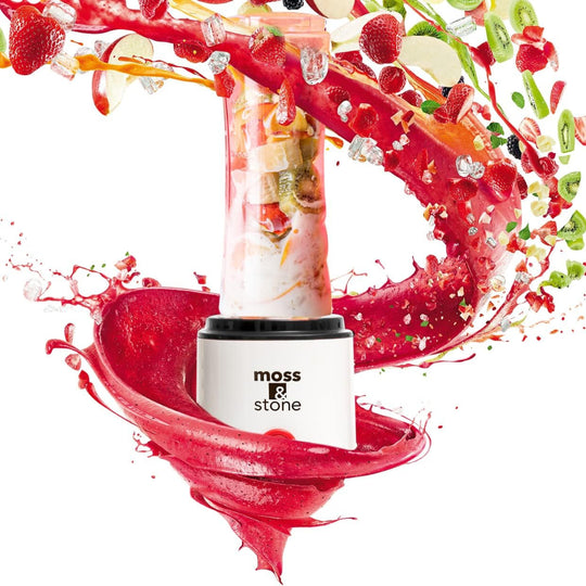 Personal Smoothie Blender – Single-Serve One-Touch Use – 20 oz BPA-Free Bottle – Compact Plug-In Design for Everyday Smoothies & Shakes