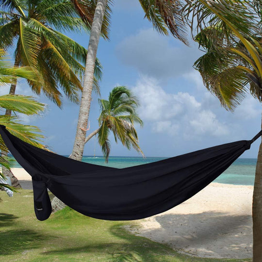 Portable Camping Hammock – Lightweight Single Hammock for Outdoor Indoor Use, Durable Fabric Design