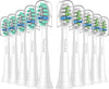 10 Pack Replacement Brush Heads Compatible with Philips Sonicare Electric Toothbrushes