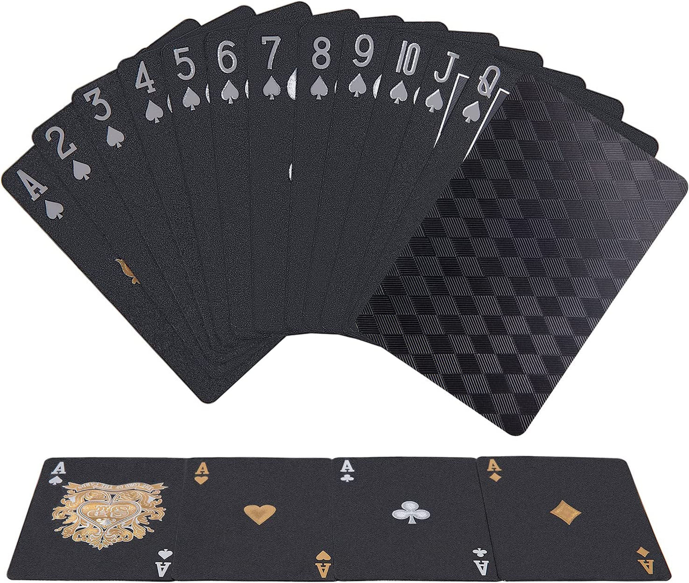 Waterproof Poker Cards with Box Suitable for Pool, Beach, Camping, Party, Family or Friend Card Games