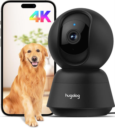 Security Camera with Auto-Focus & Smart Motion Tracking - Indoor Pan/Tilt 