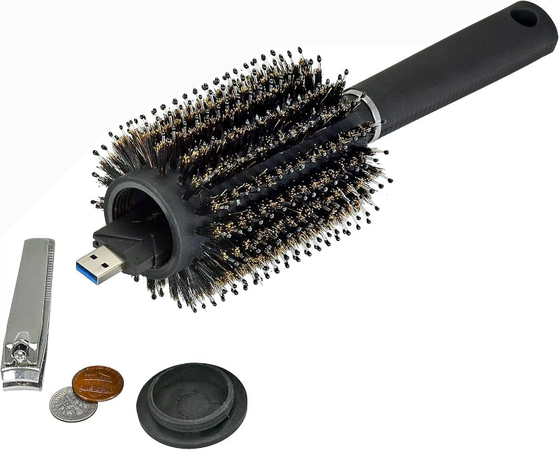 Hair Brush Diversion Safe, Hidden Storage for Money, Jewelry, and Valuables