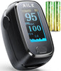 Blood Oxygen/Heart Rate Monitor - 4 Color Screen Display - Including 2AAA Batteries