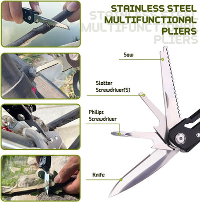 14 in 1 Multitool Pliers Gives One Whistle 