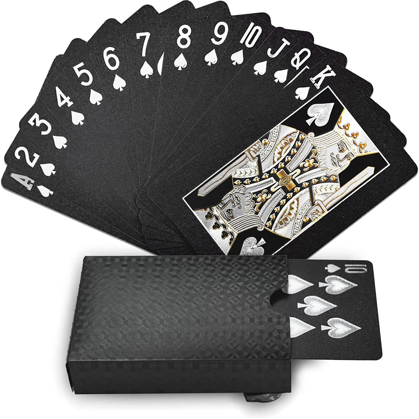 Waterproof Poker Cards with Box Suitable for Pool, Beach, Camping, Party, Family or Friend Card Games