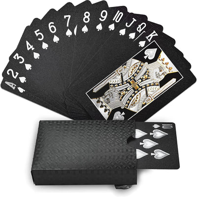 Waterproof Poker Cards with Box Suitable for Pool, Beach, Camping, Party, Family or Friend Card Games