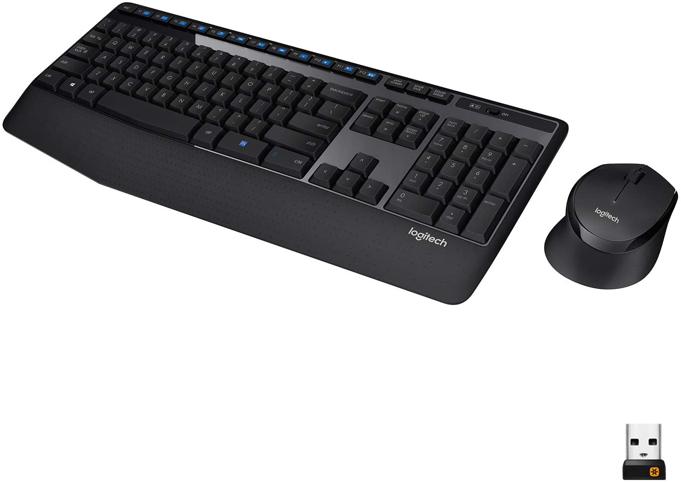 Logitech Wireless Keyboard and Optical Mouse MK345 - (Renewed)