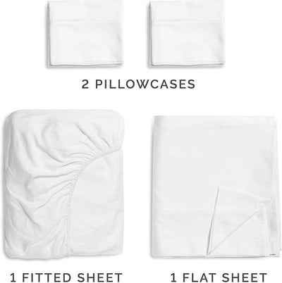 4 Piece Deep Pocket Cooling Sheet Set from Bamboo Rayon