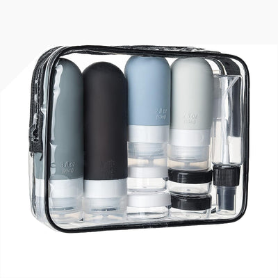 Miri - 16-Pack TSA Approved Travel Bottles Set - Leak-Proof Silicone Containers