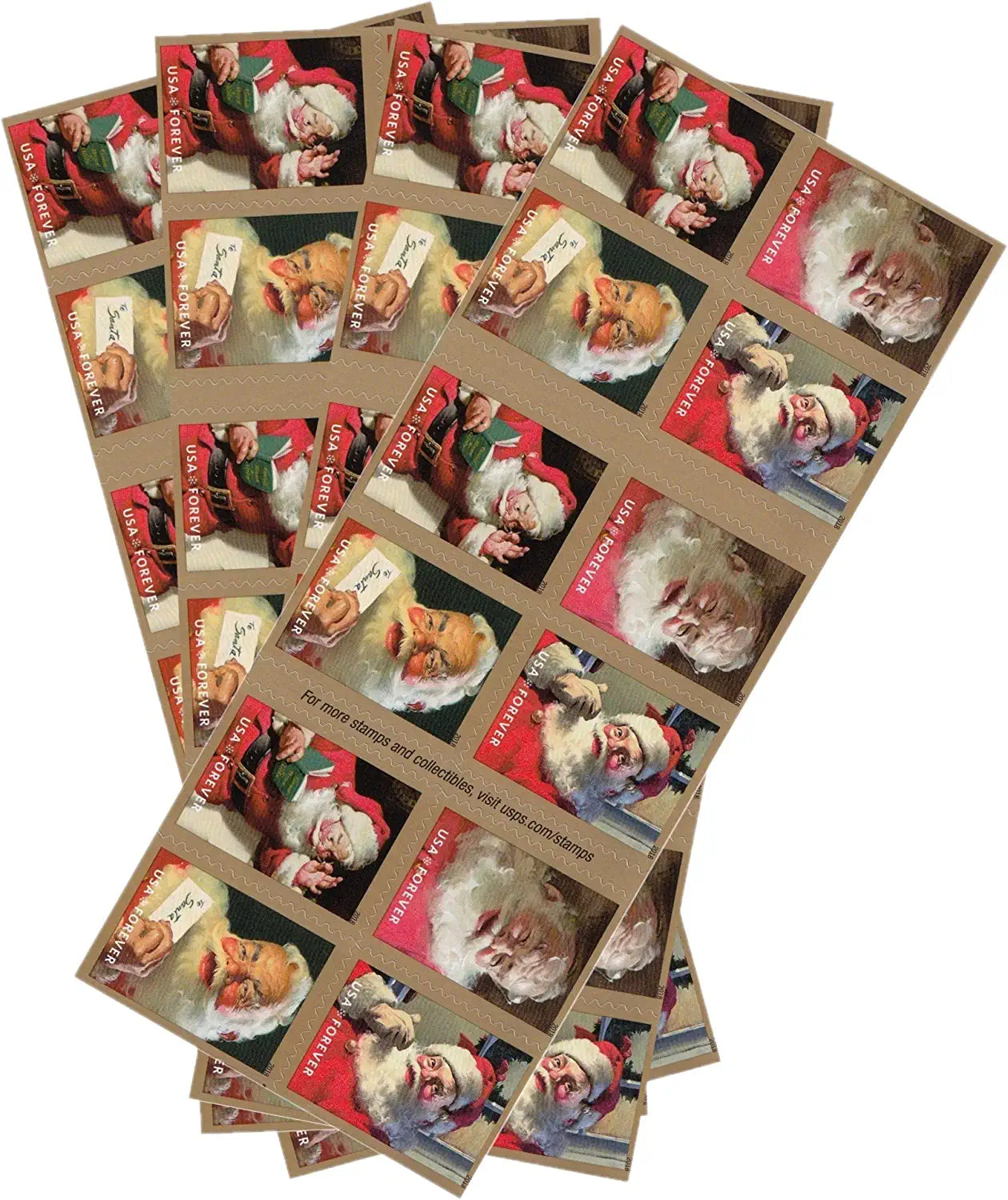 USPS Sparkling Holiday 2018 Forever Stamps - Booklet of 20 Postage Stamps