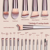 18 Piece Makeup Brush Set with Case