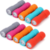 10-Pack Mini Flashlight Set with 9-LEDs Each - AAA Batteries Included