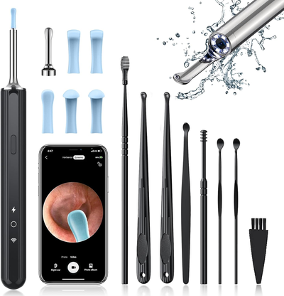 Ear Wax Removal Tool with USB Camera 1080P for iOS and Android