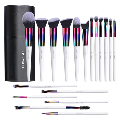 18 Piece Makeup Brush Set with Case