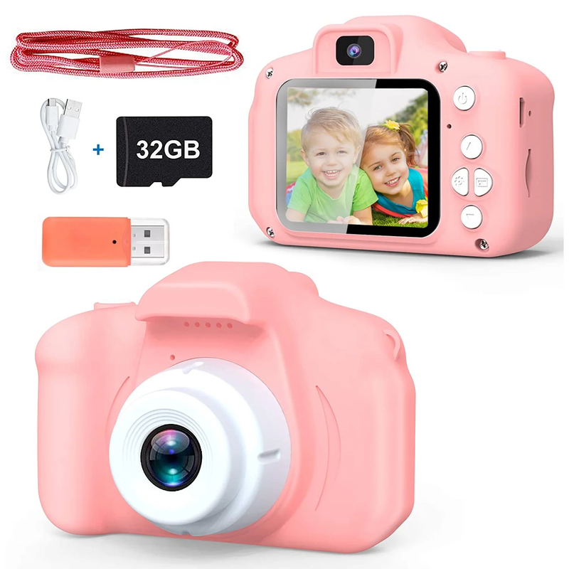 Kids1080P HD 20MP Digital Camera with 32GB SD Card