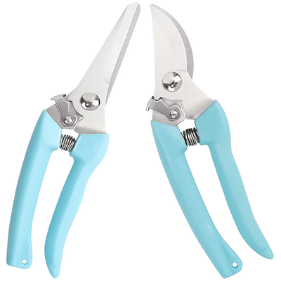 2 Pack Premium Pruning Shears, Garden Scissors, Lightweight Plant Clippers