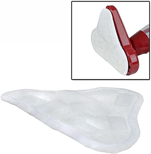 Meriton 6 Pack Washable Microfibre Steam Mop Pads Floor Replacement Pads Compatible with H2O H20 X5