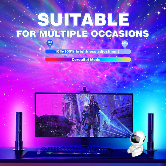 Astronaut Galaxy Night Light Projector 