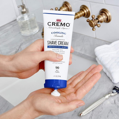 Cremo Barber Grade Cooling Shave Cream, Astonishingly Superior Ultra-Slick Shaving Cream