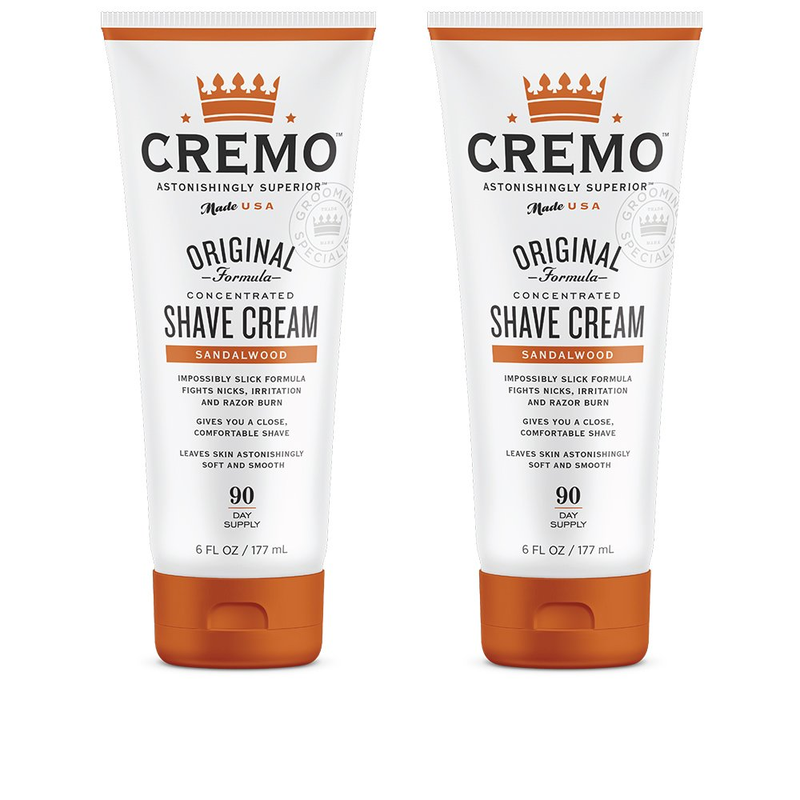 Cremo Barber Grade Cooling Shave Cream, Astonishingly Superior Ultra-Slick Shaving Cream