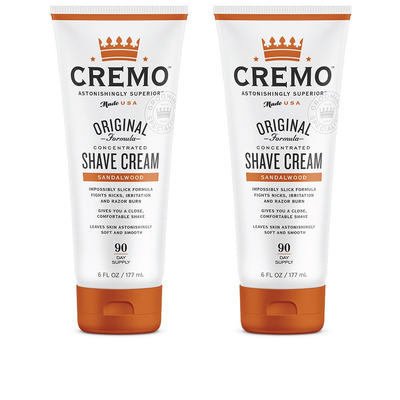 Cremo Barber Grade Cooling Shave Cream, Astonishingly Superior Ultra-Slick Shaving Cream