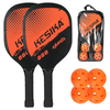 6 Piece Pickleball Paddle Set with 4 Pickleball Balls and Carrying Bag