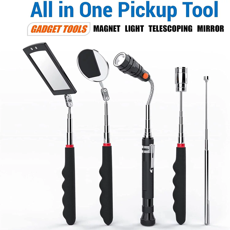 5 Piece Telescopic Magnetic Pickup Tool Set