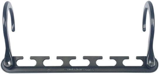 Wonder Hanger Max New & Improved, Pack of 10 – Triples Closet Space for Easy, Effortless, Wrinkle-Free Clothes, Comes Fully Assembled, Grey