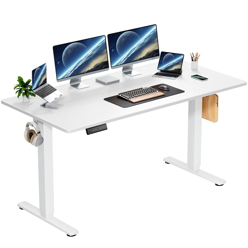 Electric Standing Desk, Height Adjustable Desk, Ergonomic Stand up Desk with Memory Preset