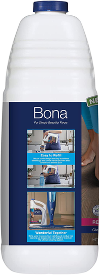 Bona Refill Hardwood Floor Cleaner, 128 Fl Oz (Pack of 1)