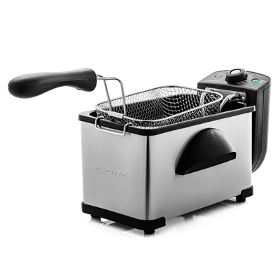 2 Liter Capacity Electric Deep Fryer with Viewing Window