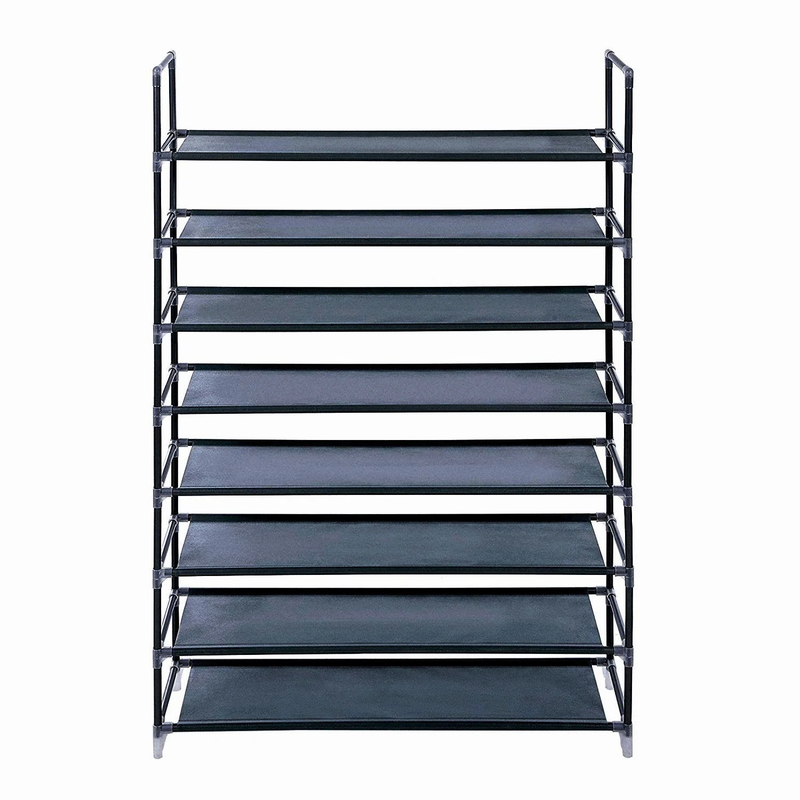 8-Tier Shoe Rack Tower Shelf - Holds 32 Pairs 