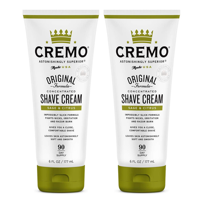 Cremo Barber Grade Cooling Shave Cream, Astonishingly Superior Ultra-Slick Shaving Cream