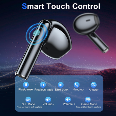 Wireless 5.3 Bluetooth Earbuds with Charging Case