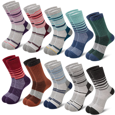 10 Pairs of Women's Warm Wool Socks - Thick Knit Thermal Boot Crew