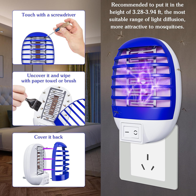 4 Pack Plug In Bug Zapper -  Indoor Flying Insect Trap, Electronic Mosquito Zapper