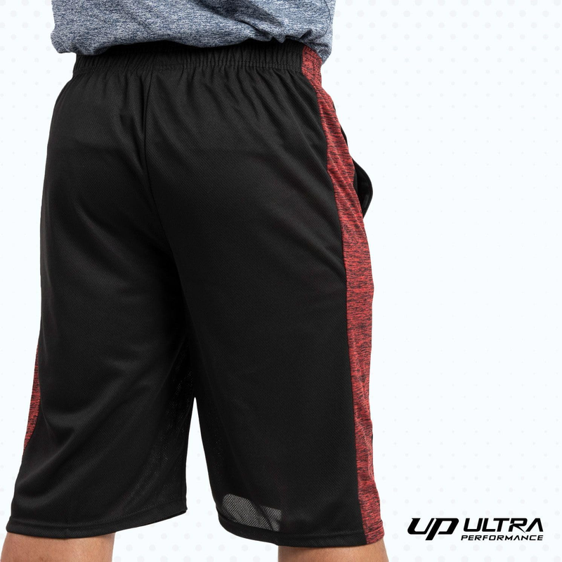 5 Pack Men's Ultra Performance Athletic Gym Shorts