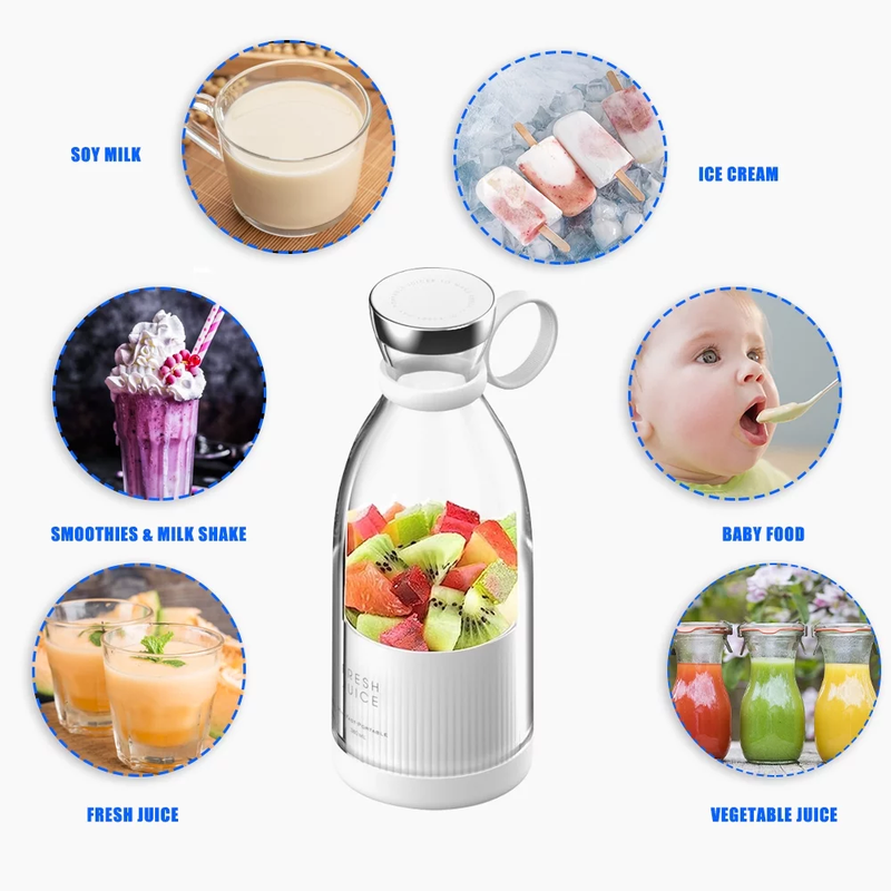 Portable Personal Blender Cup for Smoothies, Shakes & More