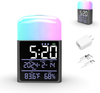 Digital Sunrise Alarm Clock - 9 Color Night Light