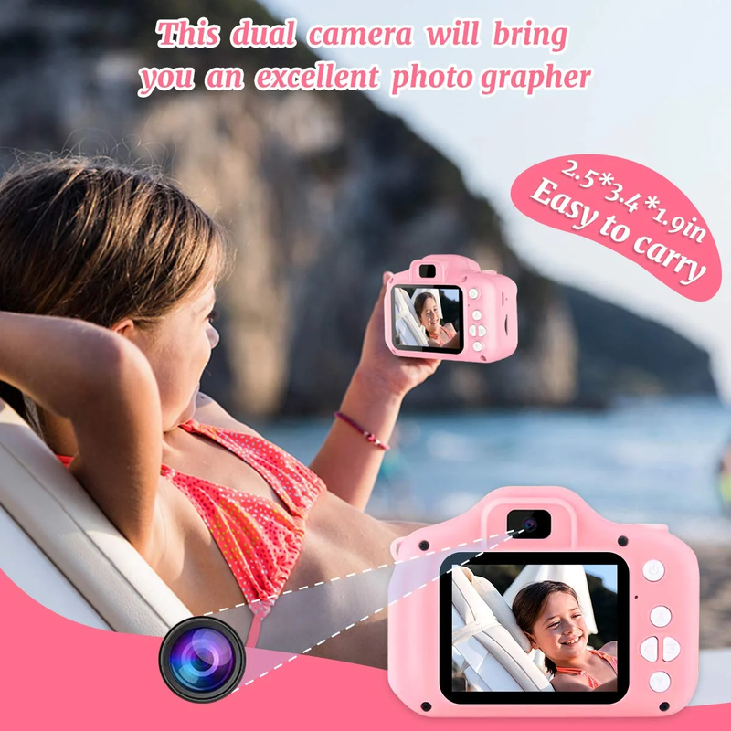 Kids1080P HD 20MP Digital Camera with 32GB SD Card