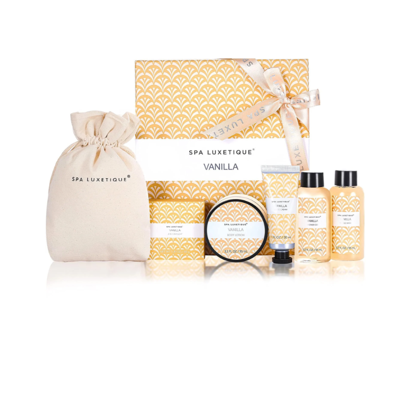 5 Pcs Lavender Spa Gift Basket