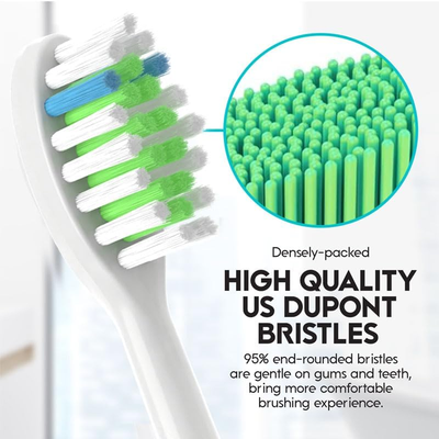 10 Pack Replacement Brush Heads Compatible with Philips Sonicare Electric Toothbrushes