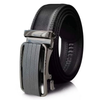 Men's Premium Leather & Microfiber Ratchet Belt - Adjustable with Unique Slide Belt Buckle