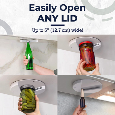 Under Cabinet Jar Openers for Weak Hands, Easy Grip