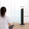 30" Tower Fan 70° Oscillating Cooling Fan with Remote Control 3 Speeds 3 Wind Modes, 7.5H Timer